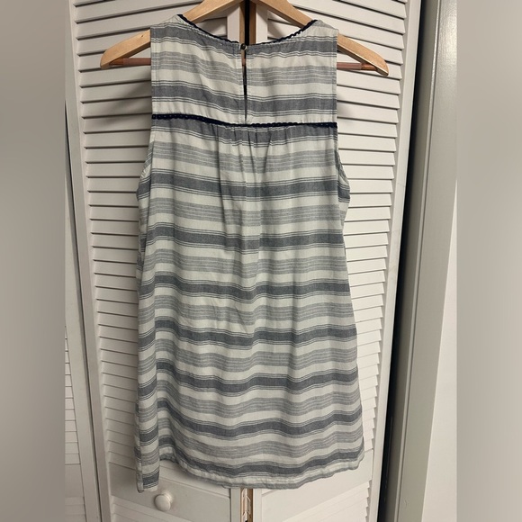 Entro Dress Blue White Gray Women’s Mini - Picture 4 of 4